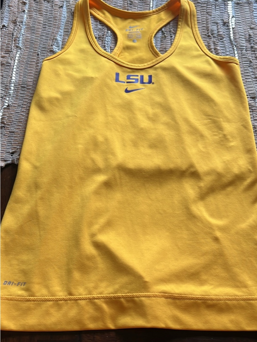 Nike Gold Dri-FIT Racerback Tank